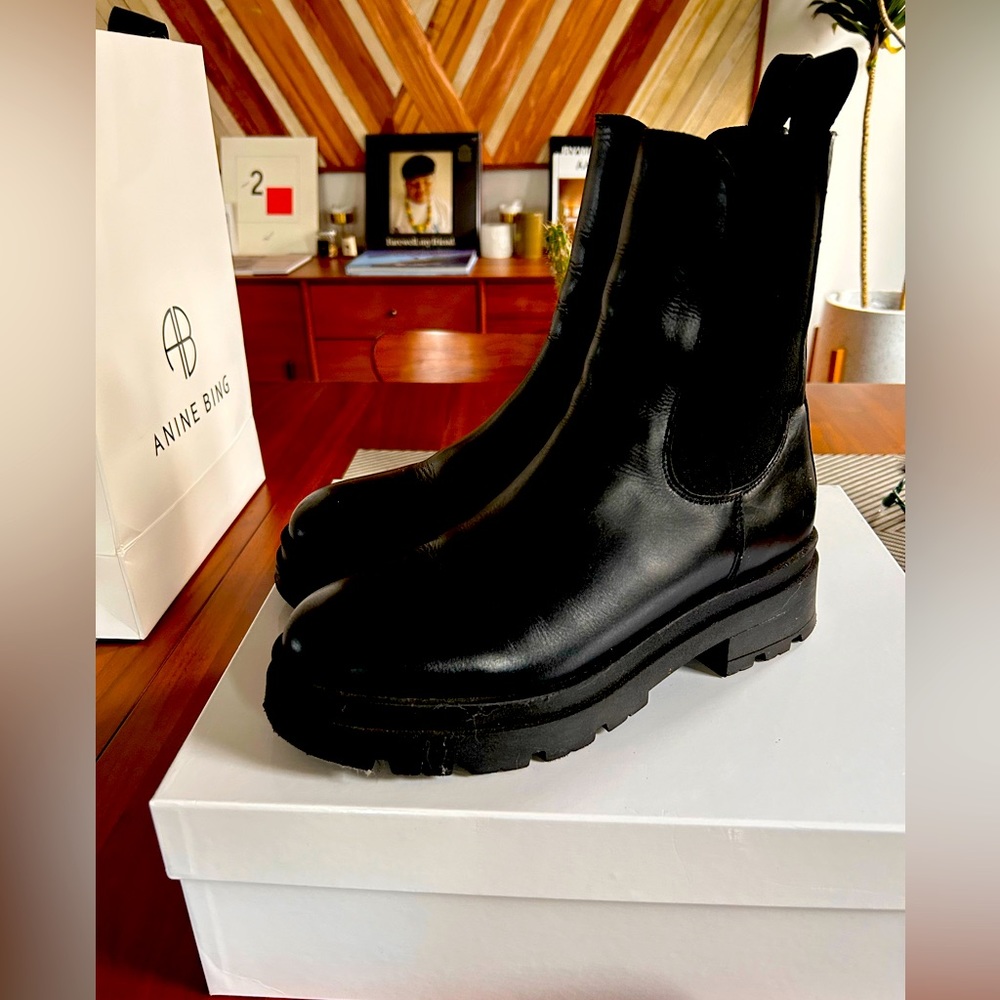 ANINE BING - JUSTINE BOOTS - BLACK 39